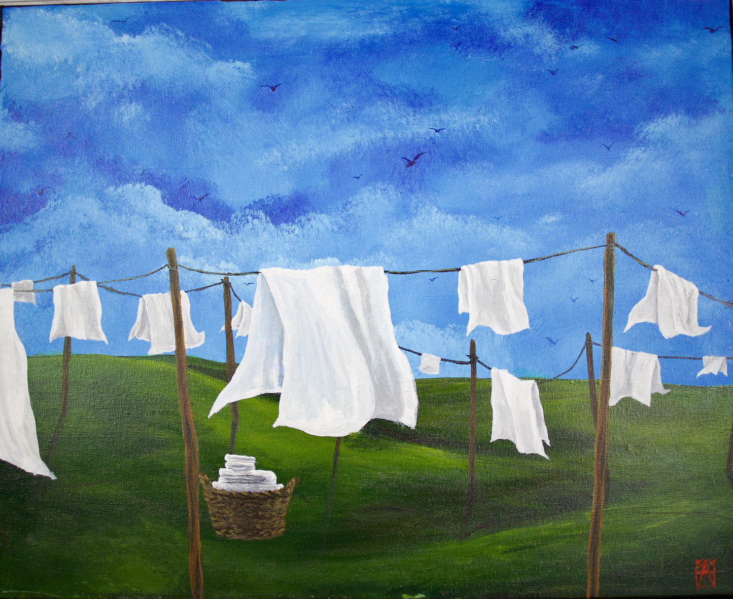 Fresh Towels Canvas