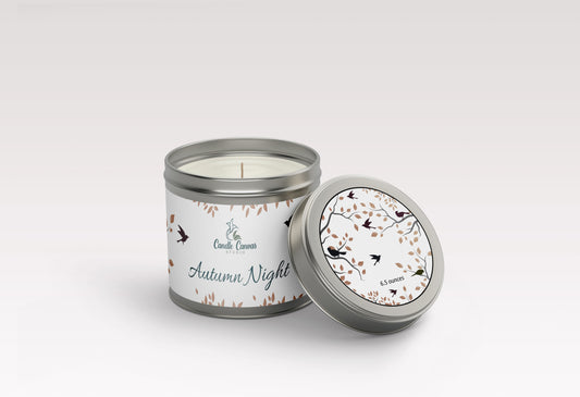 Autumn Night Candle Tin