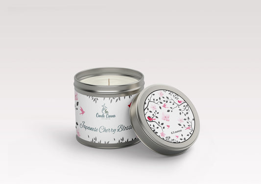 Japanese Cherry Blossom Candle Tin